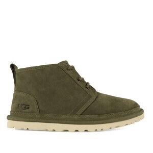 UGG Neumel Suede Lace Up Ankle Chukka Desert Boots Moss Green Men's Size 8 NWOT